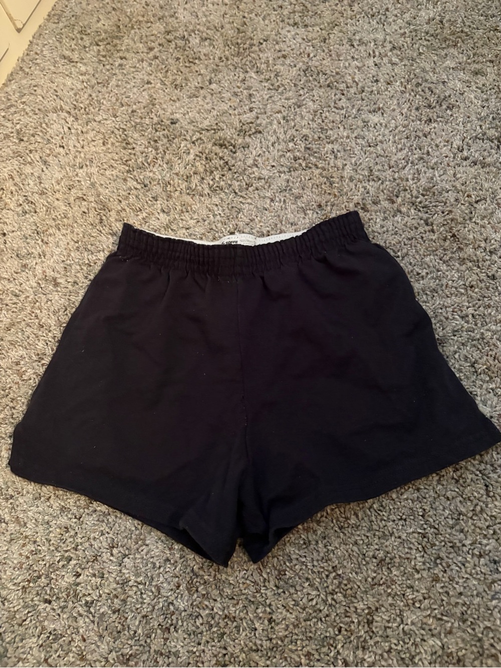 Soffe Black Women's Athletic Elastic-Waist Shorts